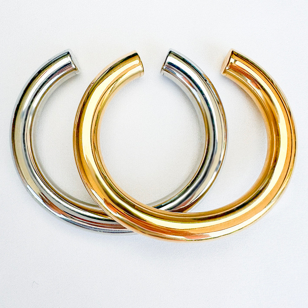  18k gold-plated stainless steel waterproof bangles tarnish free nickel free