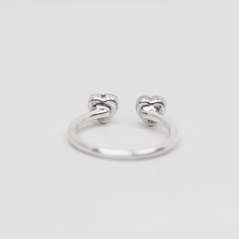 Abalone Hearts Ring - adjustable