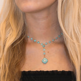Amazonite Lariat Necklace