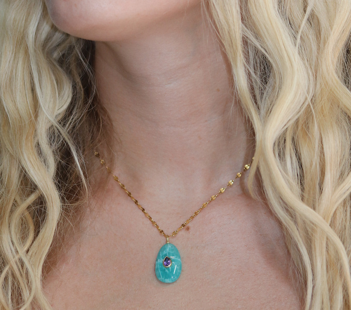 Amazonite Shape Necklace