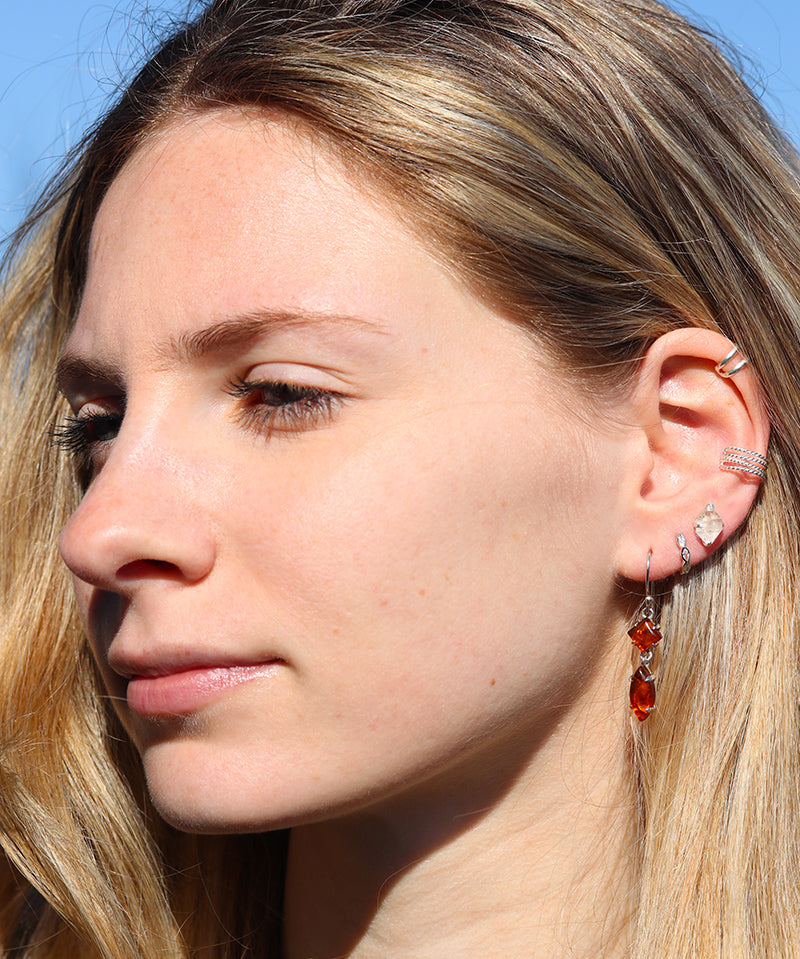 Amber Drop Earrings