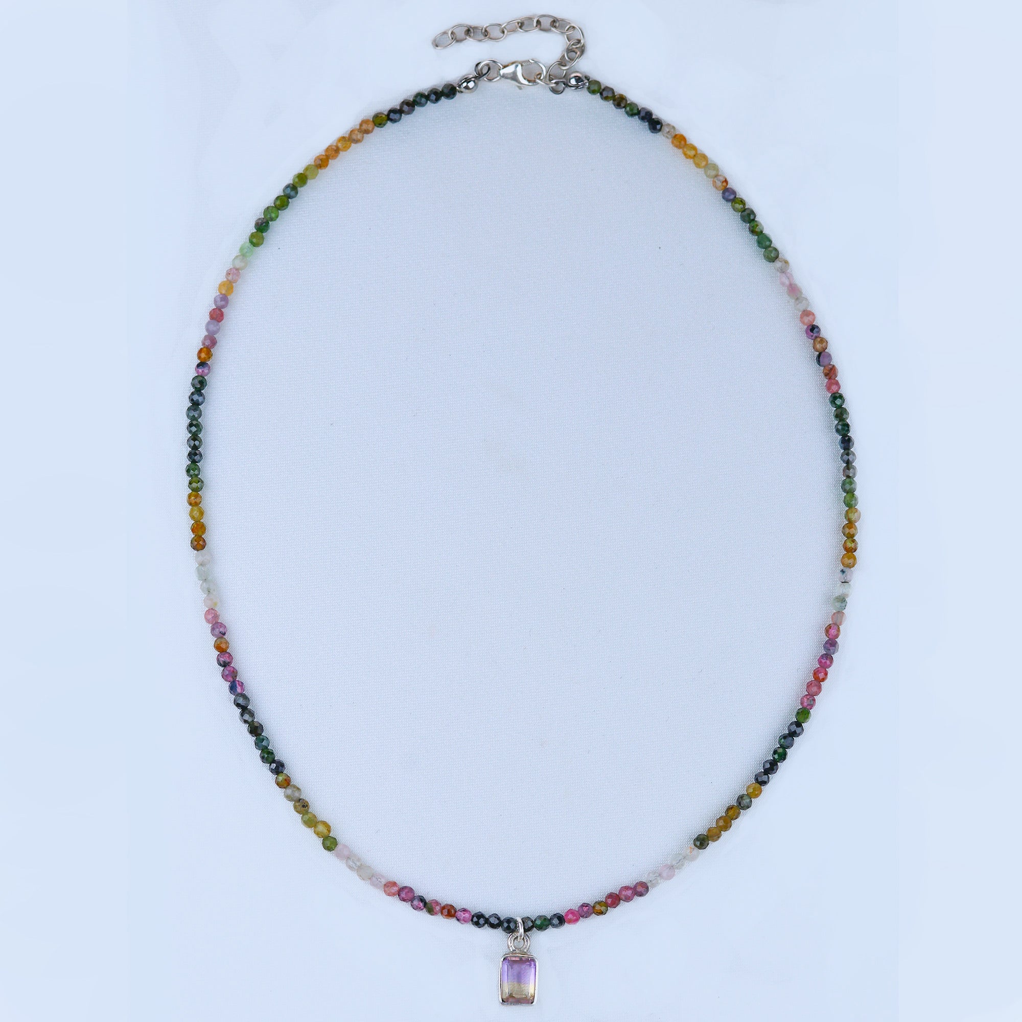 Ametrine + Tourmaline Love Necklace