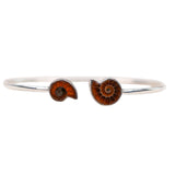 Ammonite Fossil Flex Bracelet
