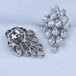 cubic zirconias solid 925 sterling silver cluster studs