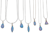 Blue Opal Necklace