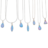 Blue Opal Necklace