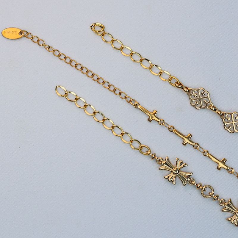 Cross & Clover Bracelets