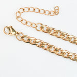 waterproof stackable chain link bracelet tarnish free neckel free