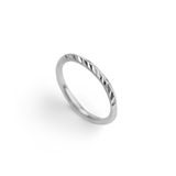 Chevron Stacker Ring