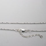 moonstone .925 sterling silver beads gold filled necklace adjustable chain