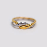 Figit Wave Ring - Two Tone