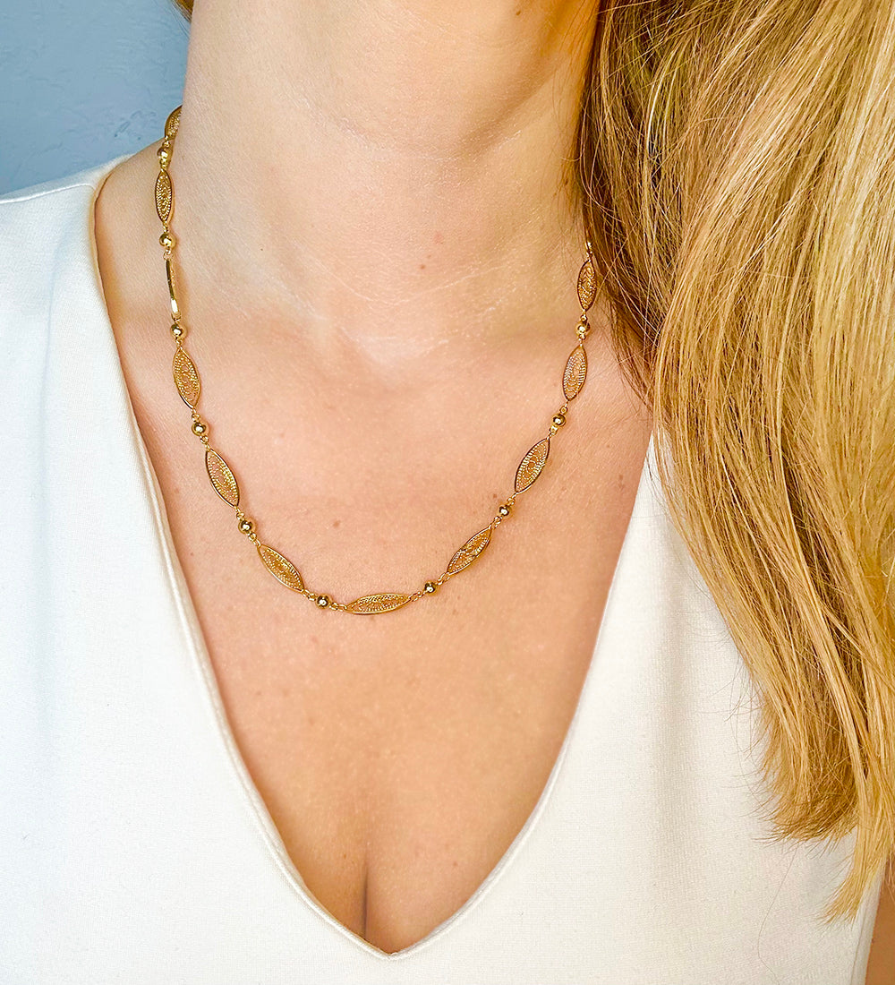 Filigree Link Necklace