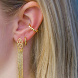 Gold Fringe Earrings