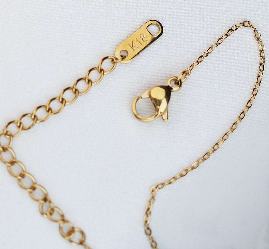 cubic zirconia necklace waterproof gold necklace tarnish free nickel free