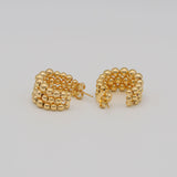 Beaded Hoop Earrings