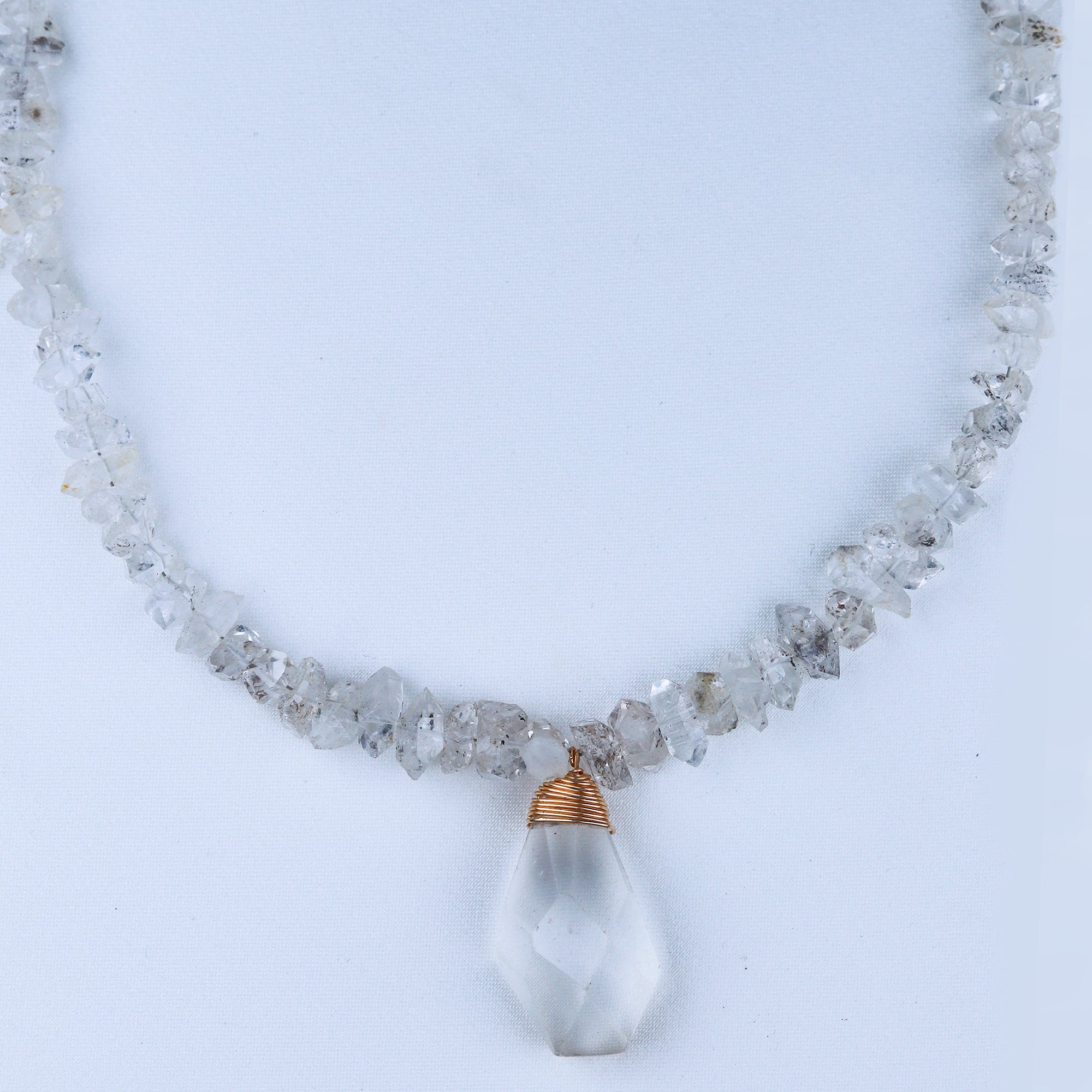 Herkimer Diamond + Quartz Necklace