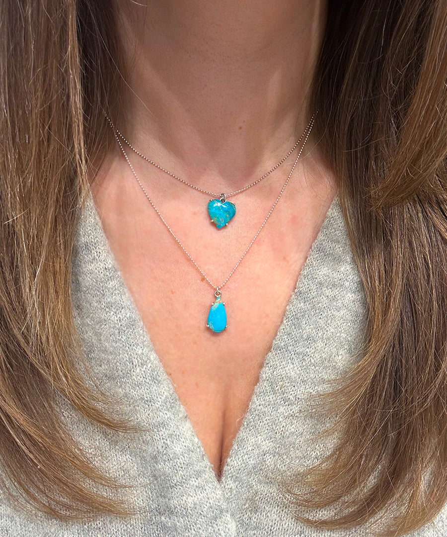 Kingsman Turquoise Prong Necklace
