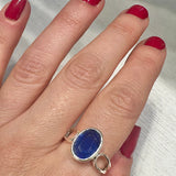 Kyanite Stunner Ring - Cut Out Band