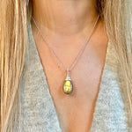 Labradorite .925 sterling silver beads gold filled necklace adjustable chain