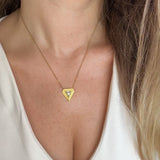 cubic zirconia necklace waterproof gold necklace tarnish free nickel free