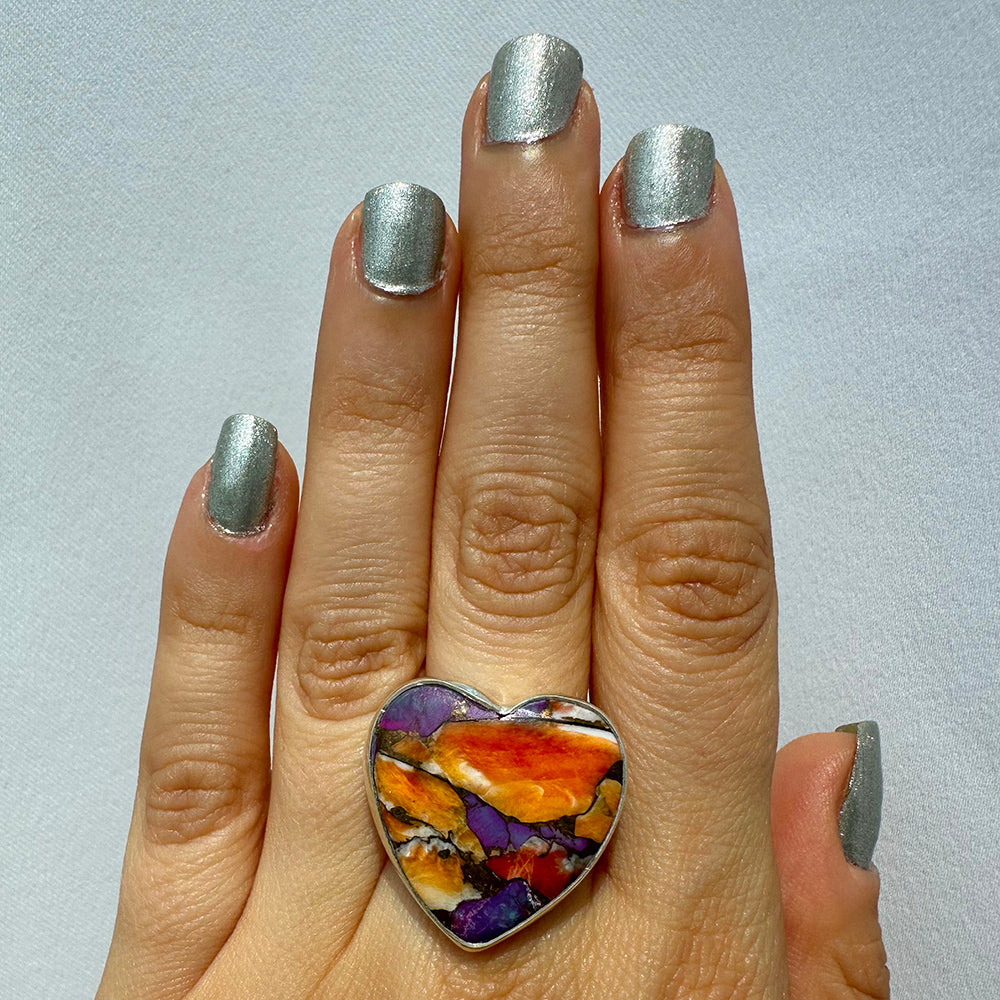 Purple Oyster Ring