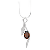 Smoky Quartz Sculpture Necklace