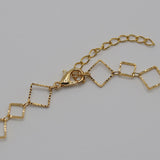 Square Links Eternity Necklace
