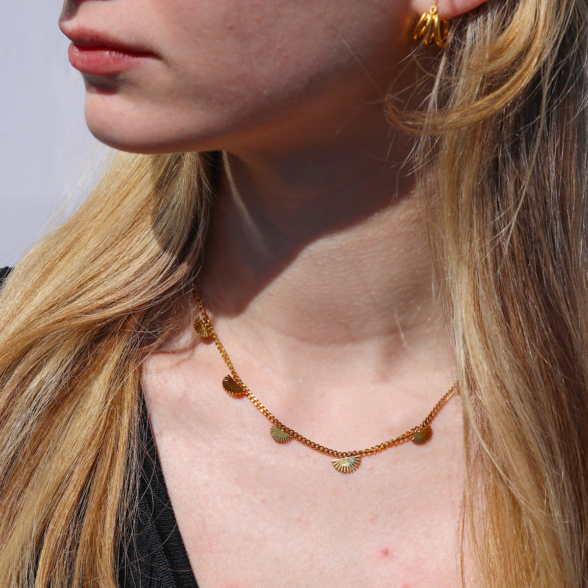 Ray of Sunshine Charm Necklace