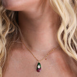 Ruby Zoisite Necklace - Small