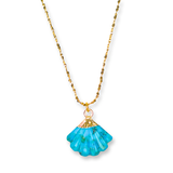Turquoise Fan Necklace