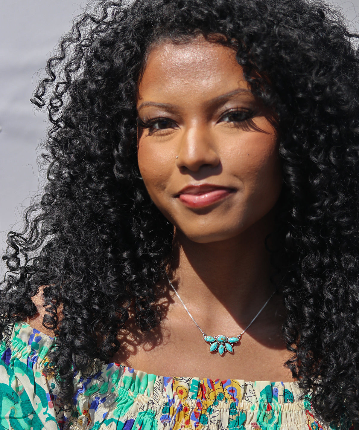 Turquoise Bloom Necklace