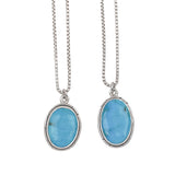 Kingsman Turquoise Oval Necklace