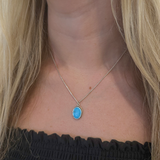 Kingsman Turquoise Oval Necklace