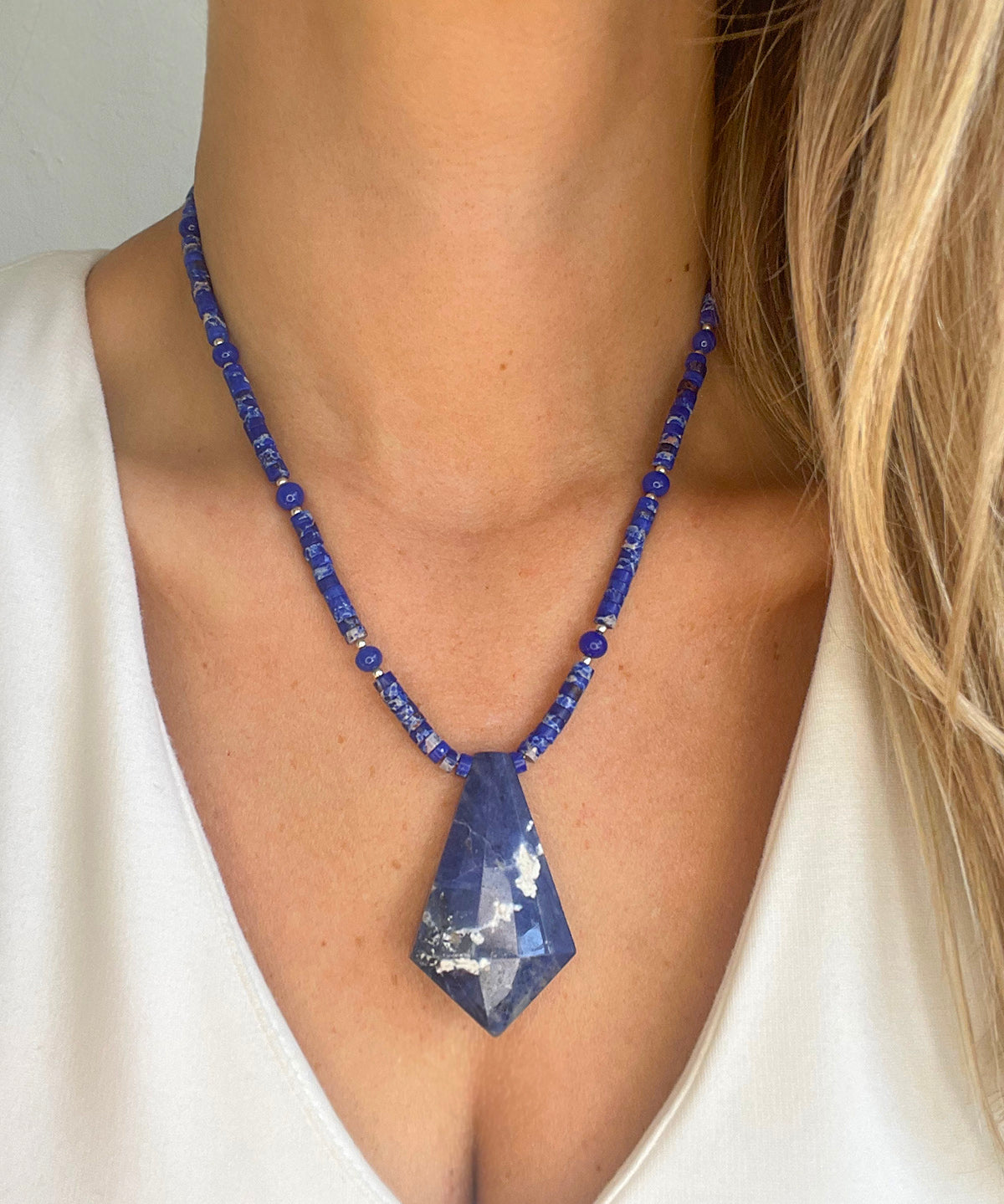 Lapis & Sodalite Amulet