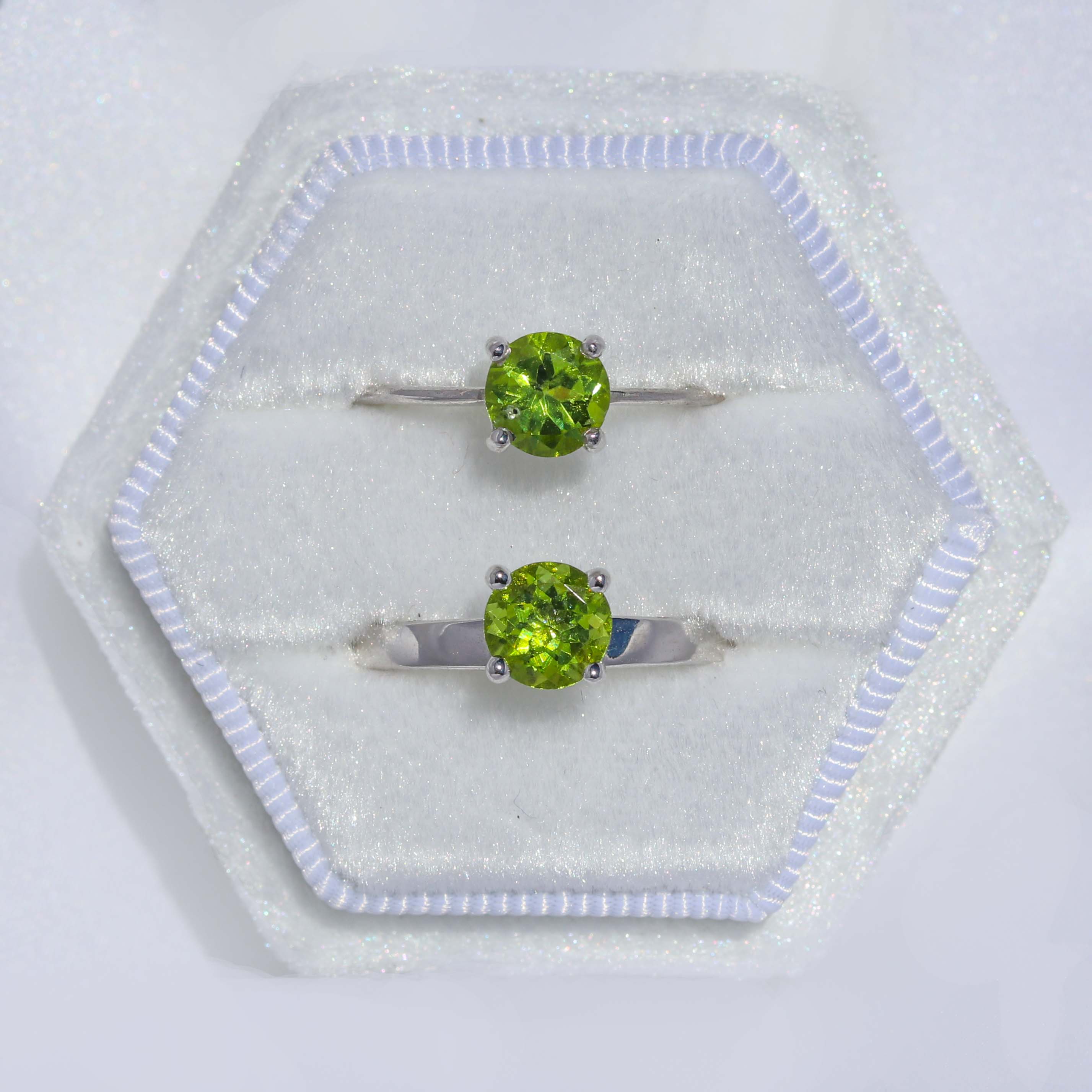 peridot august birthstone ring gemstone 925 sterling silver
