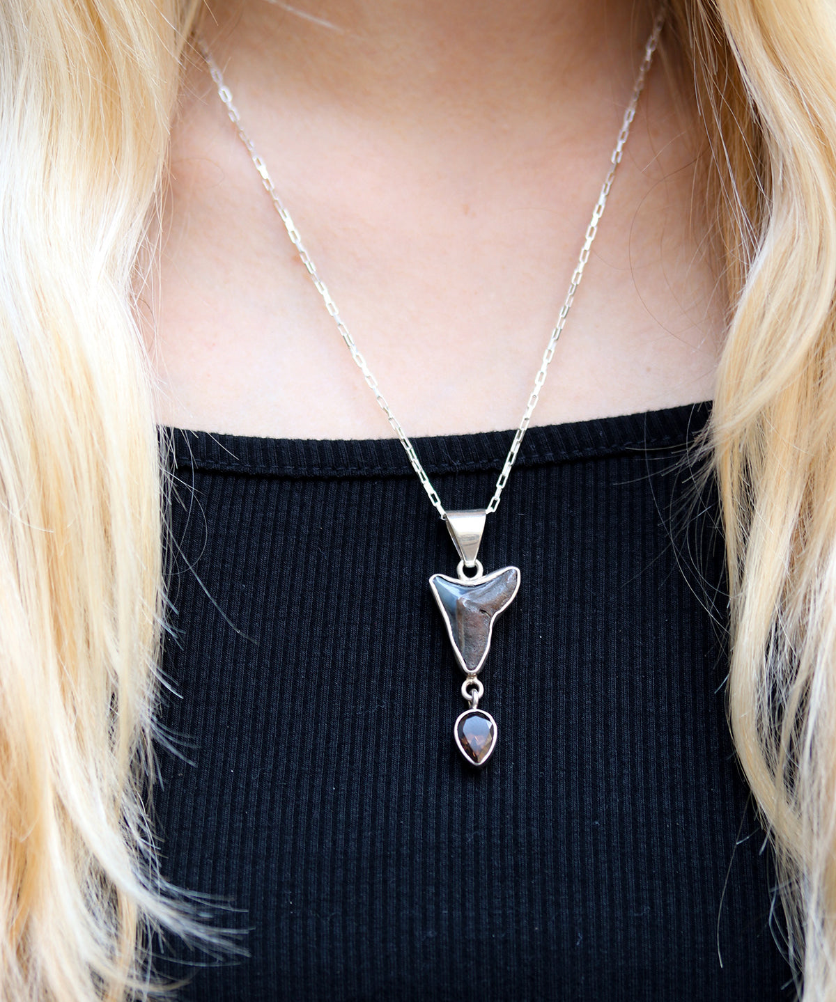 Shark Tooth Fossil Necklace